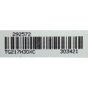 T-CON PARA TV HISENSE / NUMERO DE PARTE 292572 / RSAG7.820.11254/ROH / TG217H30XC / 303421 / PANEL HD550Y1U62-T0L6/GM/CKD3A/ROH / DISPLAY PT550GS01-3 VER.2.3 / MODELO 55R7G5